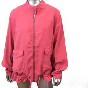 ANTHROPOLOGIE Sanctuary GARNET ROSE Utility Jacket